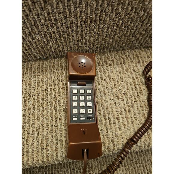 Vintage 90s Denver Broncos NFL Football Shaped Push Button Telephone Untested - Picture 9 of 10